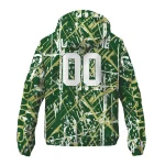 personalized colorado state rams brushstroke pattern green windbreaker jacket best selling