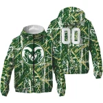 personalized colorado state rams brushstroke pattern green windbreaker jacket best selling