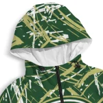 personalized colorado state rams brushstroke pattern green windbreaker jacket best selling