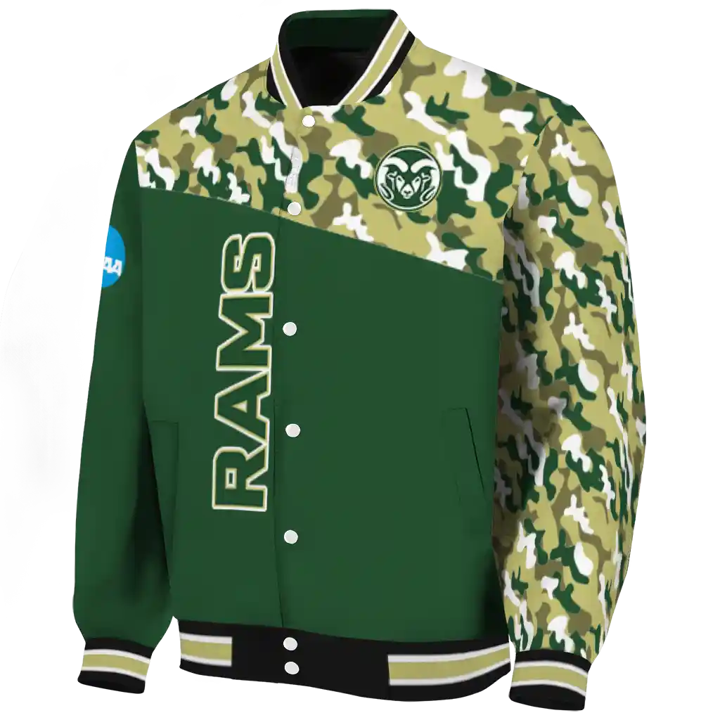 personalized colorado state rams camouflage splash green varsity jacket best selling personalized colorado state rams camouflage splash green varsity jacket best selling