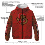 personalized cornell big red trellis mesh red windbreaker jacket best selling