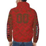 personalized cornell big red trellis mesh red windbreaker jacket best selling