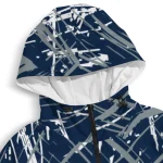 personalized dallas cowboys brushstroke pattern blue windbreaker jacket best selling