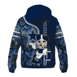 personalized dallas cowboys football micky mouse blue windbreaker jacket best selling