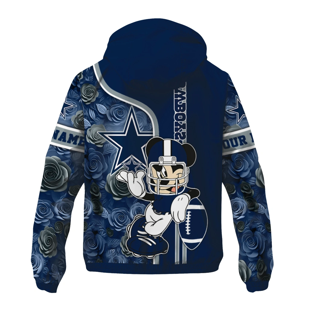 personalized dallas cowboys football micky mouse blue windbreaker jacket fashion forward personalized dallas cowboys football micky mouse blue windbreaker jacket fashion forward
