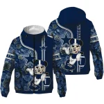 personalized dallas cowboys football micky mouse blue windbreaker jacket best selling