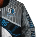 personalized dallas mavericks electric flash blue bomber jacket best selling