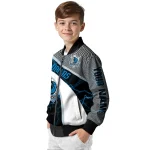 personalized dallas mavericks electric flash blue bomber jacket best selling