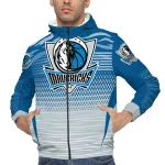 personalized dallas mavericks pattern layers blue windbreaker jacket best selling