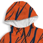 personalized denver broncos abstract streaks orange windbreaker jacket best selling