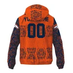 personalized denver broncos cat eyes orange windbreaker jacket best selling