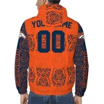 personalized denver broncos cat eyes orange windbreaker jacket best selling