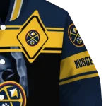 personalized denver nuggets reaper hands blue black varsity jacket best selling