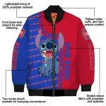 personalized detroit pistons stitch laughing red bomber jacket best selling