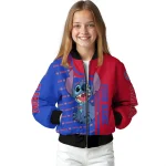 personalized detroit pistons stitch laughing red bomber jacket best selling