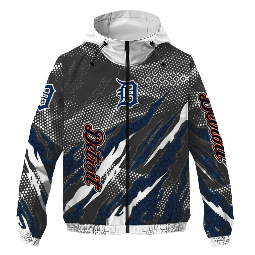 personalized detroit tigers claw mesh navy gray windbreaker jacket best selling personalized detroit tigers claw mesh navy gray windbreaker jacket best selling