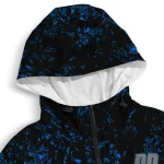 personalized drake bulldogs shards cluster blue windbreaker jacket best selling