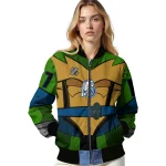 personalized drake bulldogs turtle armor bomber jacket best selling