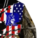 personalized duke blue devils patriot deer camouflage varsity jacket best selling