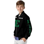 personalized eastern michigan eagles american flag skull black bomber jacket best selling