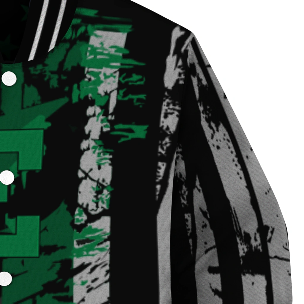 personalized eastern michigan eagles star stripes green black varsity jacket premium grade personalized eastern michigan eagles star stripes green black varsity jacket premium grade