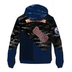 personalized edmonton oilers arrow matrix blue black windbreaker jacket best selling