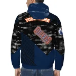 personalized edmonton oilers arrow matrix blue black windbreaker jacket best selling