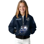 personalized edmonton oilers claw rip blue bomber jacket best selling
