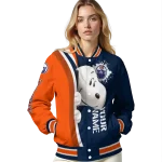 personalized edmonton oilers snoopy head blue varsity jacket best selling