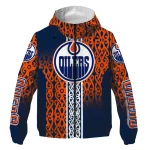 personalized edmonton oilers tribal swirls blue windbreaker jacket best selling