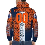 personalized edmonton oilers tribal swirls blue windbreaker jacket best selling