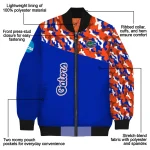 personalized florida gators camouflage splash blue bomber jacket best selling