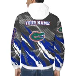 personalized florida gators claw mesh blue gray windbreaker jacket best selling