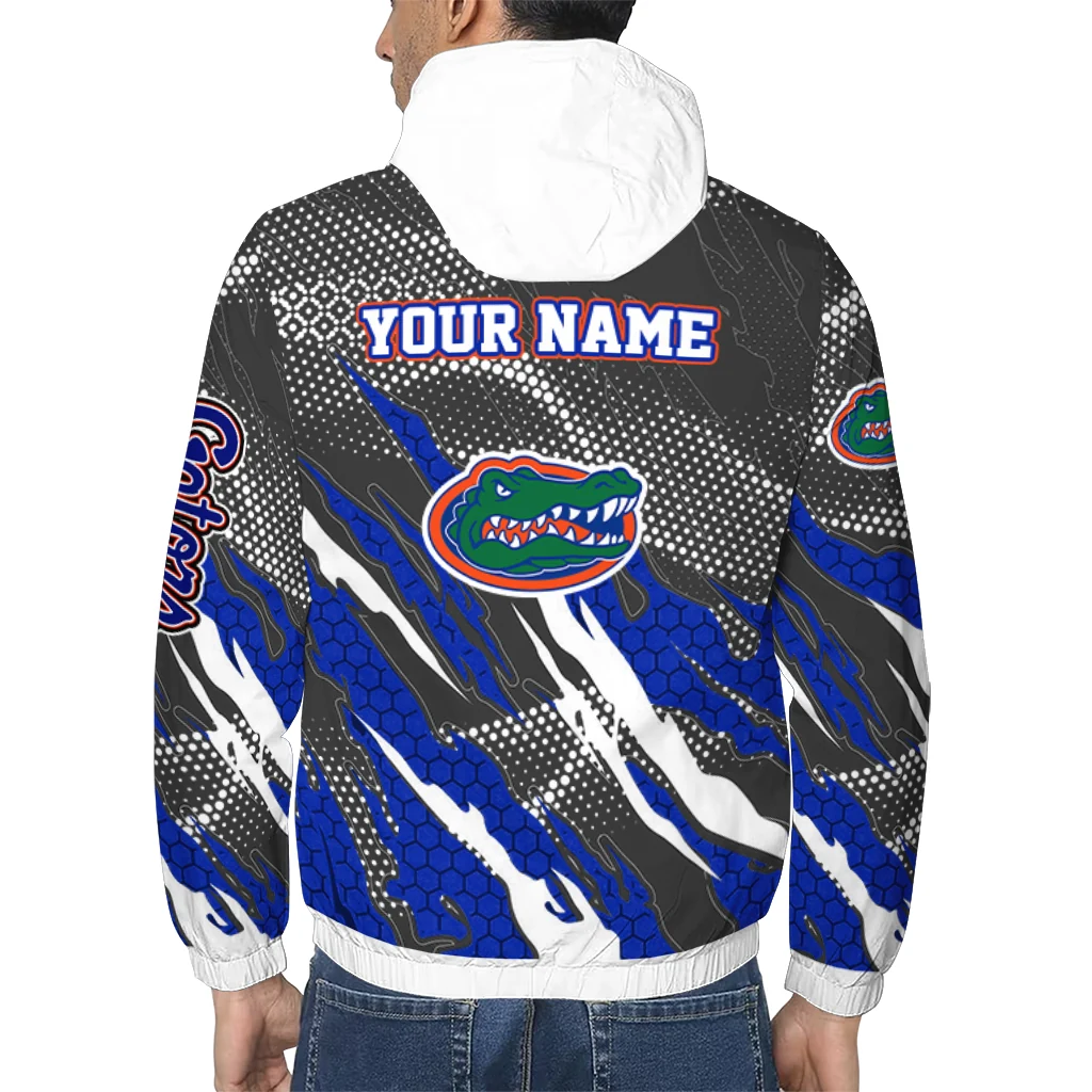 personalized florida gators claw mesh blue gray windbreaker jacket trendy personalized florida gators claw mesh blue gray windbreaker jacket trendy