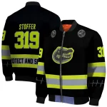 personalized florida gators heartbeat accent black green bomber jacket best selling