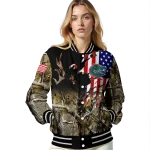 personalized florida gators patriot deer camouflage varsity jacket best selling