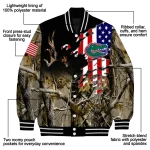 personalized florida gators patriot deer camouflage varsity jacket best selling