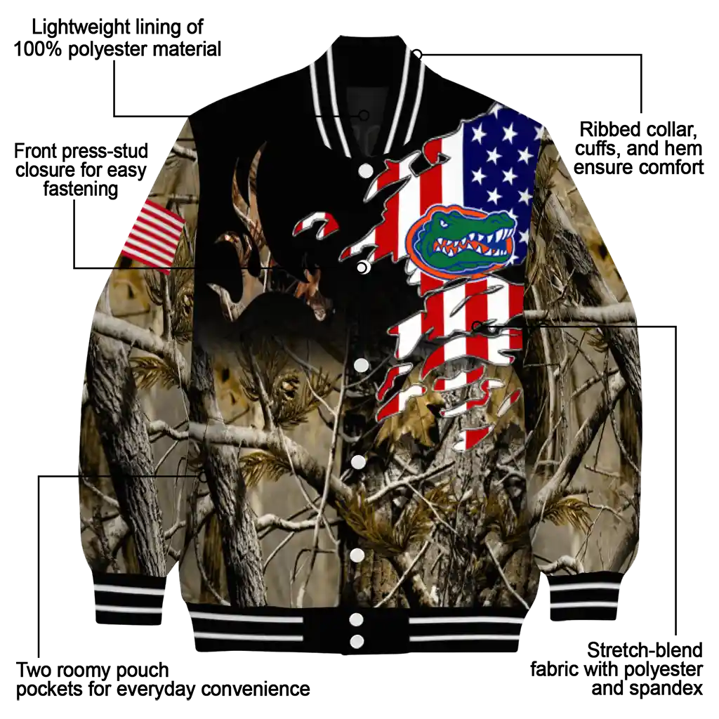 personalized florida gators patriot deer camouflage varsity jacket new arrival personalized florida gators patriot deer camouflage varsity jacket new arrival