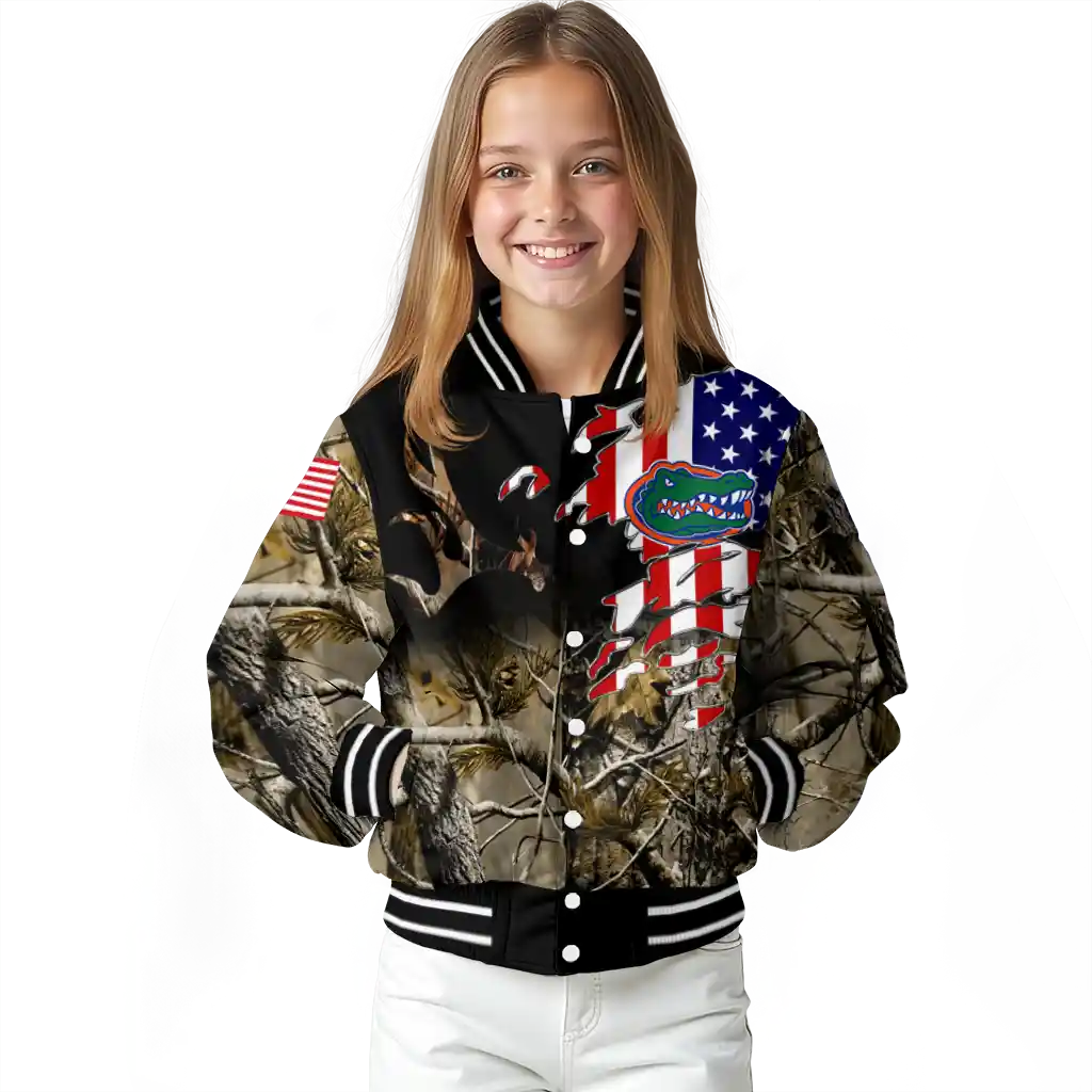 personalized florida gators patriot deer camouflage varsity jacket top rated personalized florida gators patriot deer camouflage varsity jacket top rated