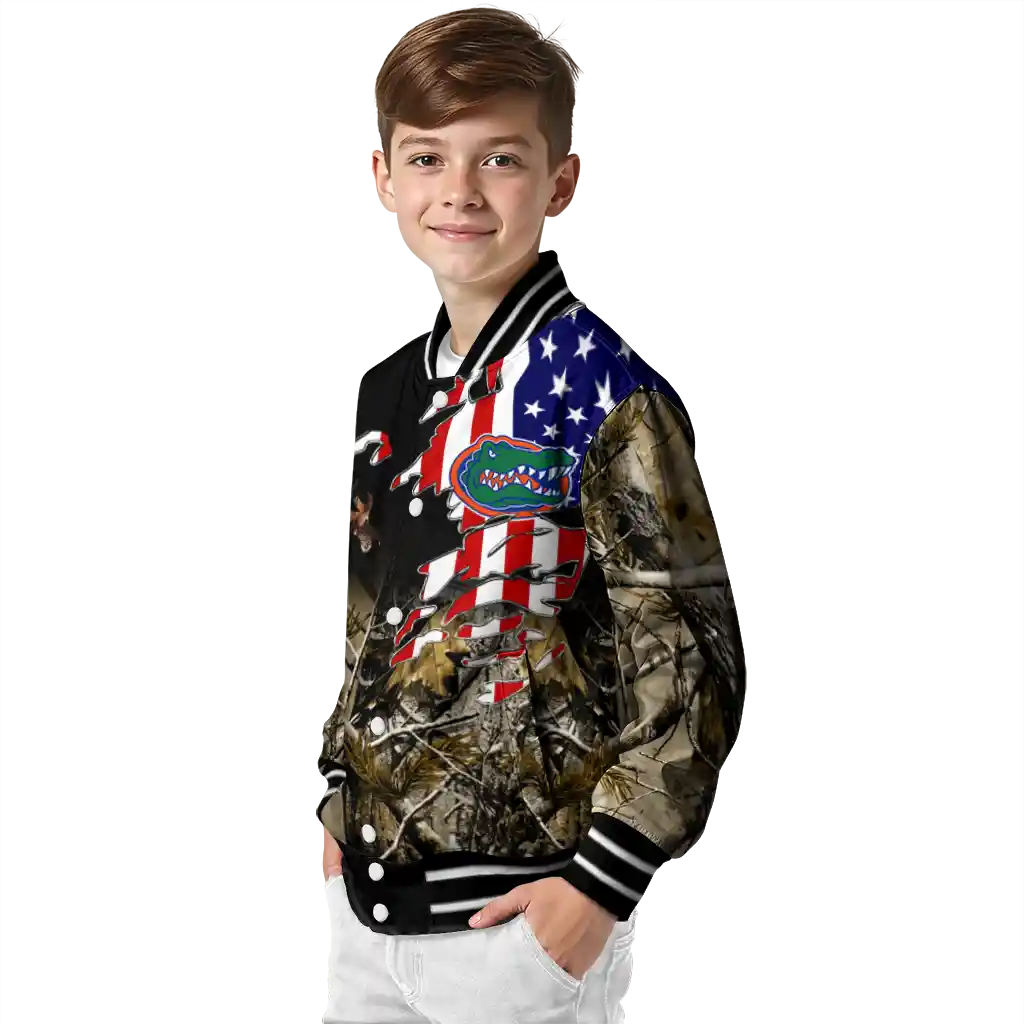 personalized florida gators patriot deer camouflage varsity jacket trendy personalized florida gators patriot deer camouflage varsity jacket trendy