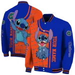 personalized florida gators stitch laughing blue varsity jacket best selling