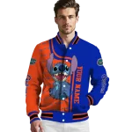 personalized florida gators stitch laughing blue varsity jacket best selling