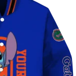 personalized florida gators stitch laughing blue varsity jacket best selling