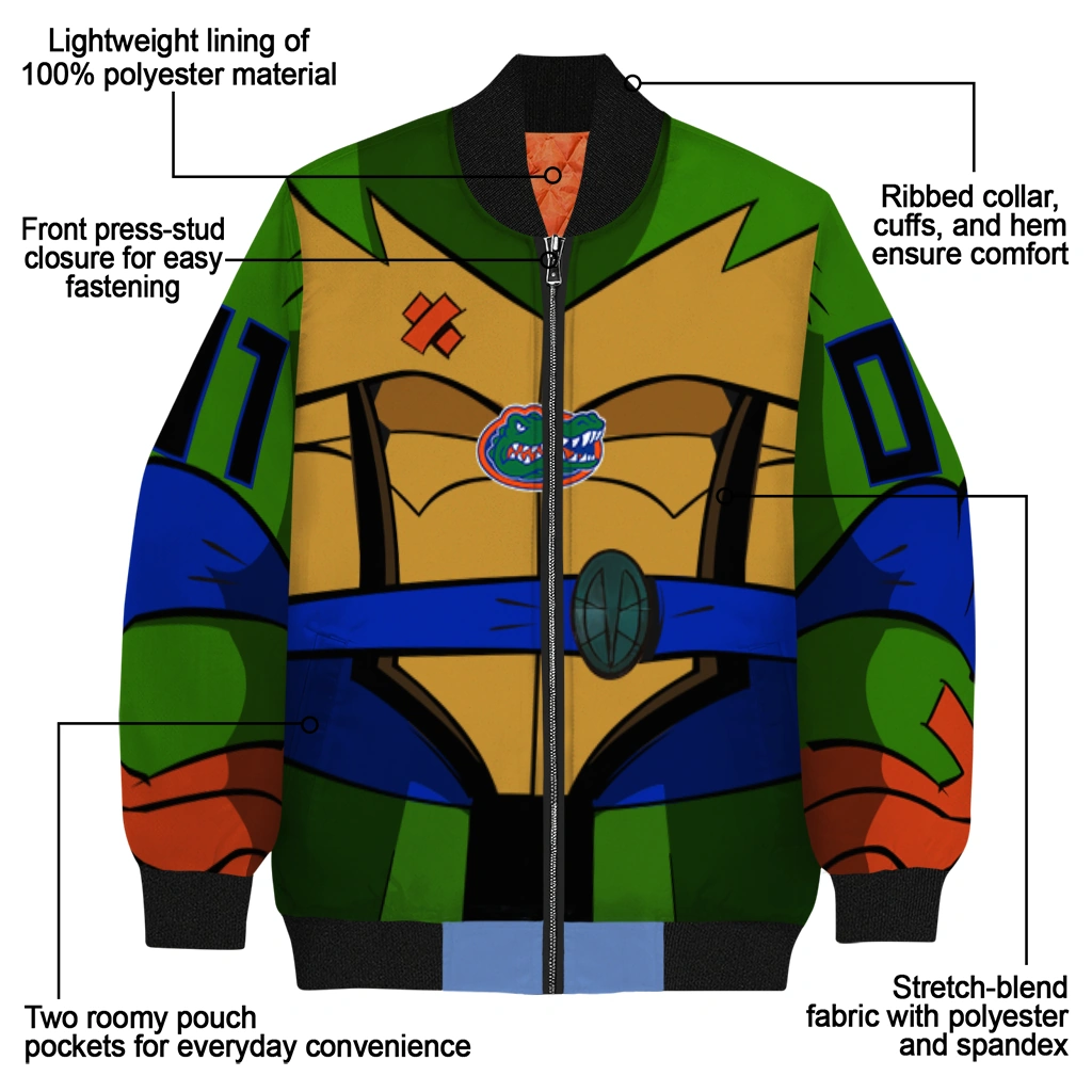 personalized florida gators turtle armor bomber jacket new arrival personalized florida gators turtle armor bomber jacket new arrival