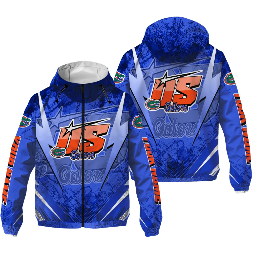 personalized florida gators us rock star blue windbreaker jacket high quality personalized florida gators us rock star blue windbreaker jacket high quality
