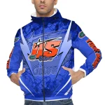personalized florida gators us rock star blue windbreaker jacket best selling
