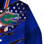 personalized florida gators usa flag claws blue varsity jacket best selling