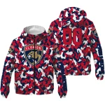 personalized florida panthers camouflage mashup red windbreaker jacket best selling