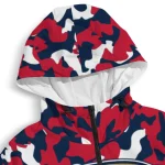 personalized florida panthers camouflage mashup red windbreaker jacket best selling
