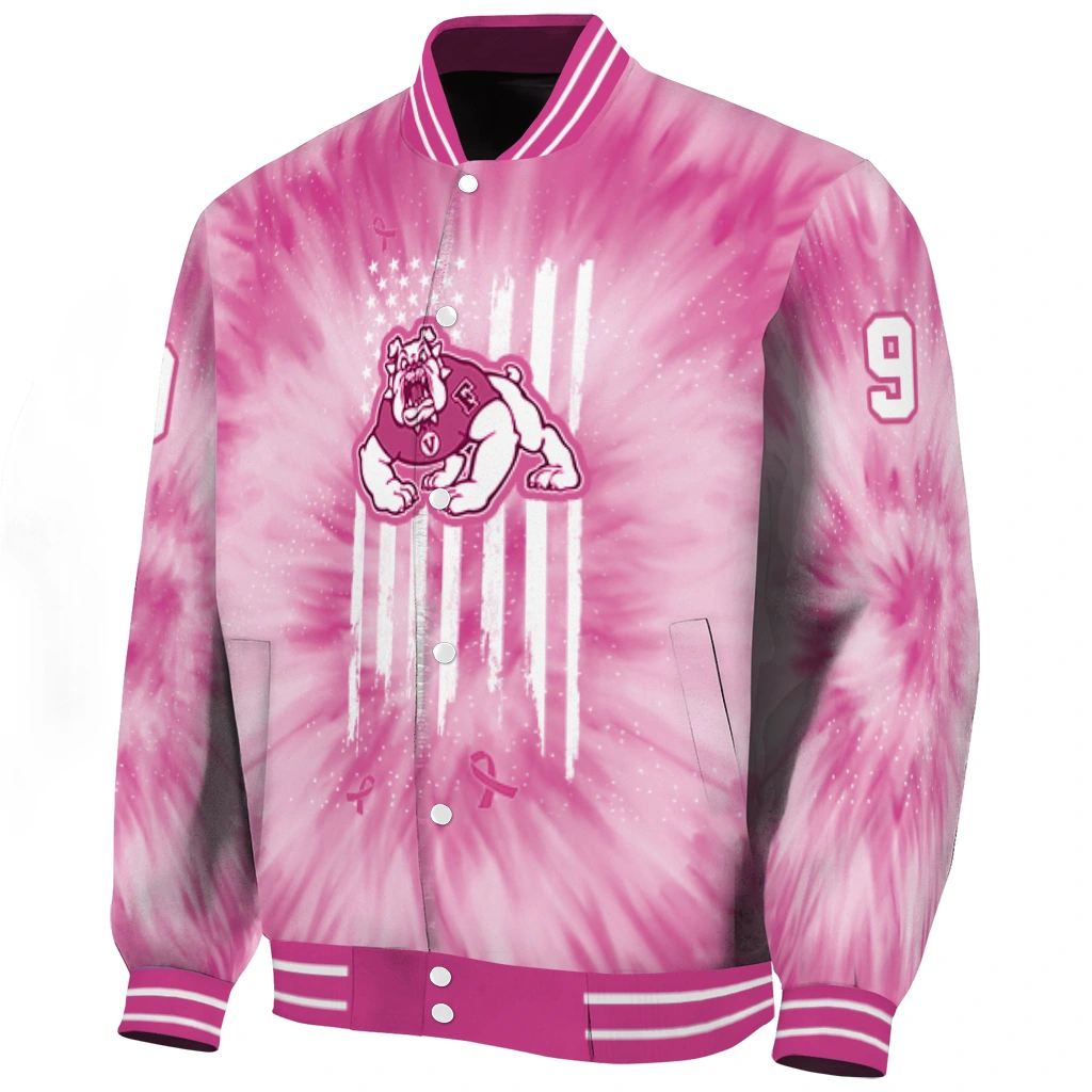 personalized fresno state bulldogs pink tie dye pink varsity jacket best selling personalized fresno state bulldogs pink tie dye pink varsity jacket best selling